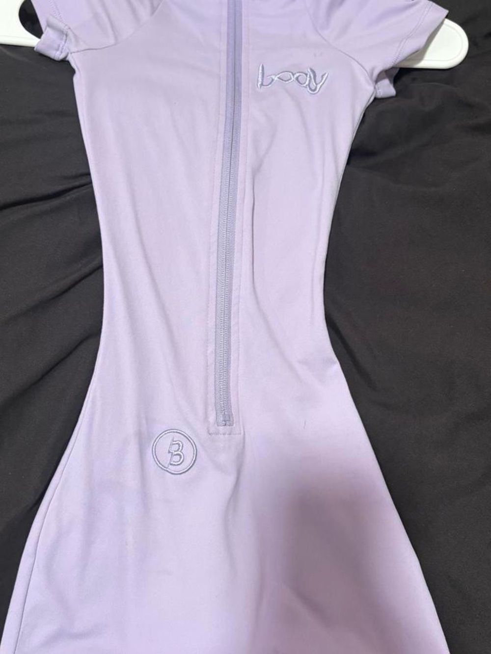 Body Brand Lavender Zip-Front Women's Dress